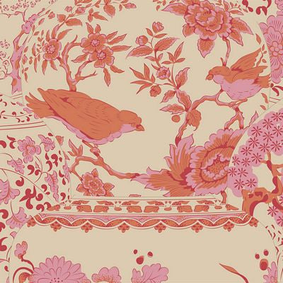 Fabric from Chic Escape Collection, VASE COLLECTION Pink TIL100460 from Tilda