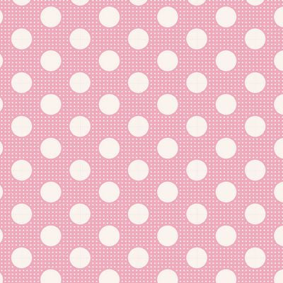 Fabric from Tilda, DOTs Collection, Medium Dots Pink 130003