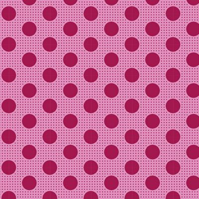 Fabric from Tilda, DOTs Collection, Medium Dots Maroon 130010